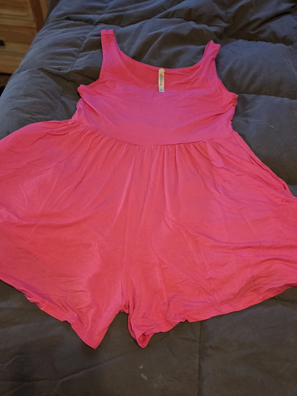 Zenana Outfitters Hot Pink Sleeveless Top